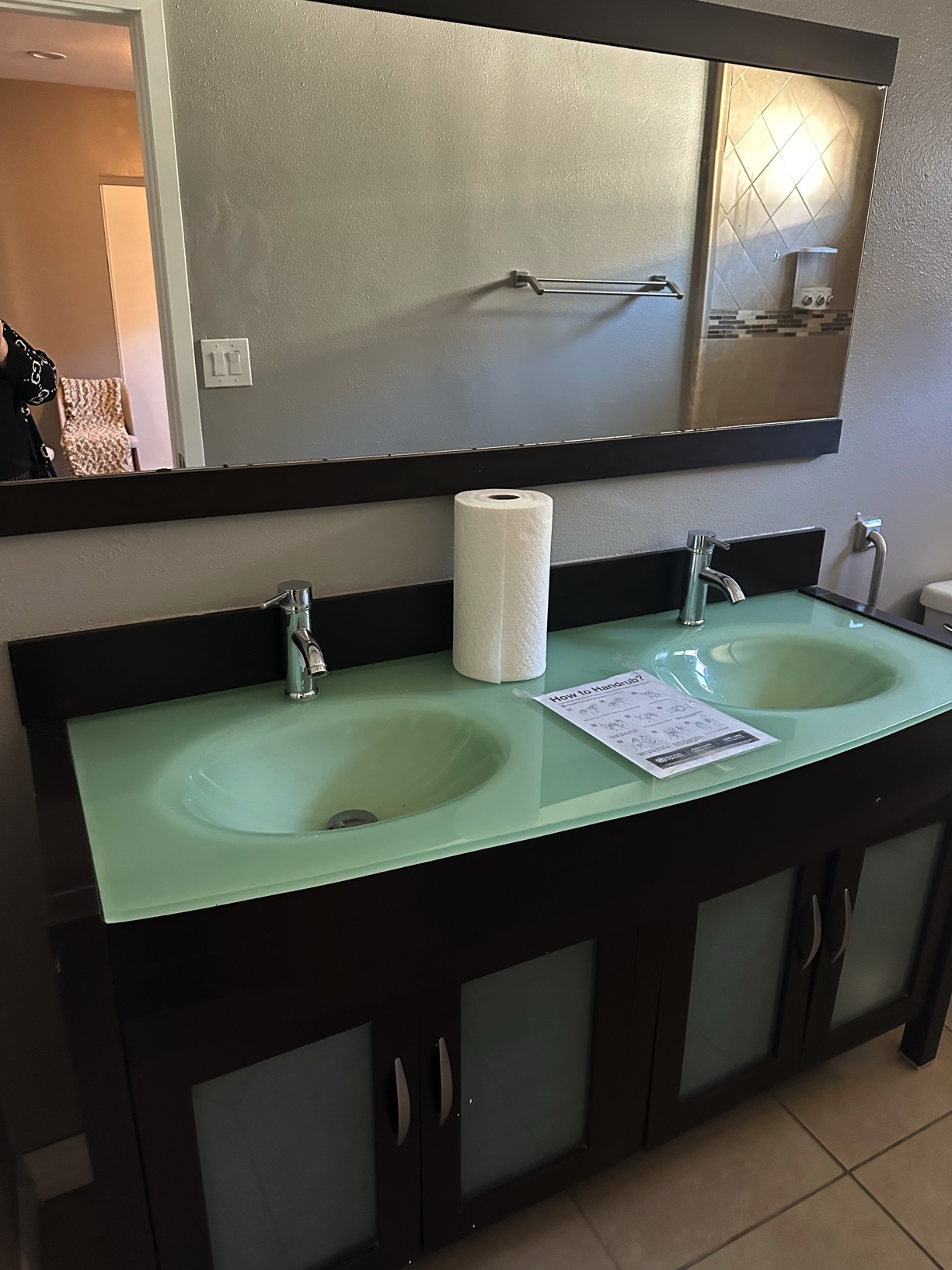 Modern bathroom facilities