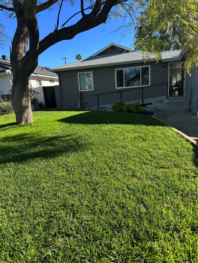 Welcoming front porch of Elder Joy Oasis